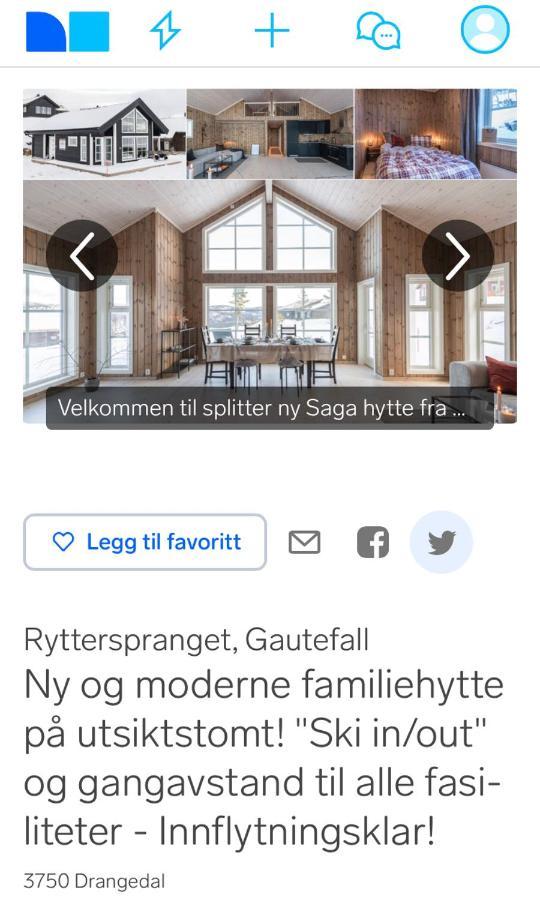 Drangedal Rytterlia 6ヴィラ エクステリア 写真